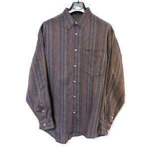 Jhane Barnes striped button up Large Shirt